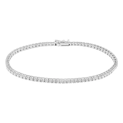 Bracciale Tennis Claire Oro Bianco Cubic Zirconia