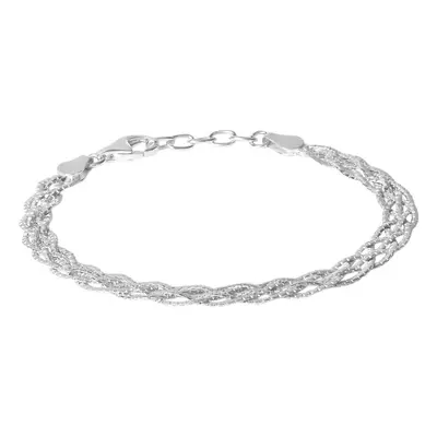 Bracciale Catena Silver Collection Argento Rodiato