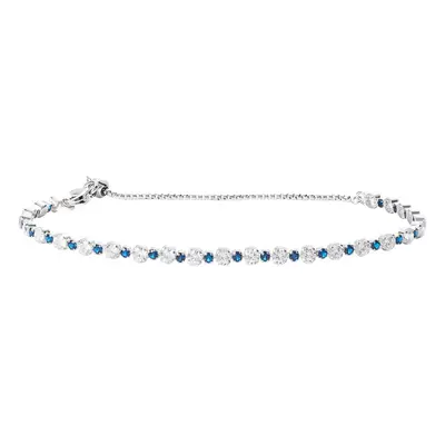 Bracciale Tennis Silver Elegance Argento Rodiato Cubic Zirconia