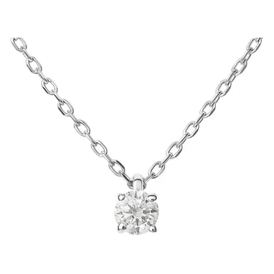 Collana Punto Luce Grace Oro Bianco Diamante