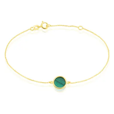 Bracciale Beverly Oro Giallo Malachite