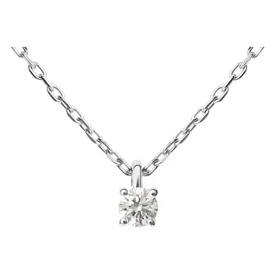 Collana Punto Luce Grace Oro Bianco Diamante