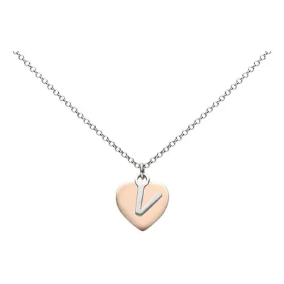 Collana Silver Collection Argento Bicolore Bianco / Rosa