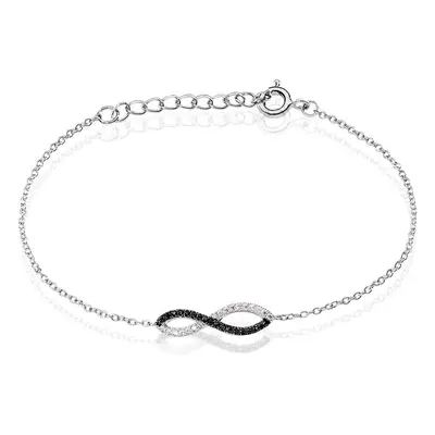 Bracciale Silver Shine Argento Rodiato Cubic Zirconia