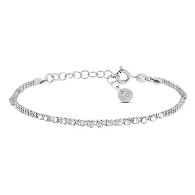 Bracciale Silver Elegance Argento Rodiato Cubic Zirconia