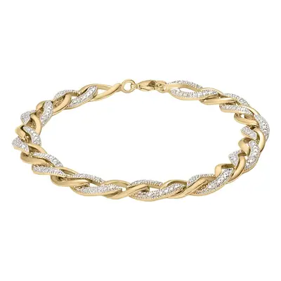 Bracciale Catena Golden Dream Placcato Oro Giallo Cubic Zirconia