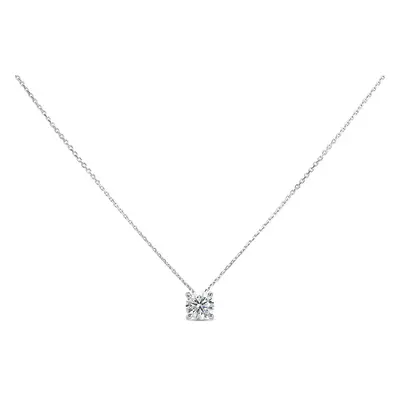 Collana Punto Luce Diamade Oro Bianco Diamante Lab-Grown