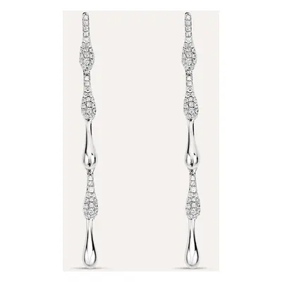 Orecchini Pendenti Silver Shine Argento Rodiato Cubic Zirconia