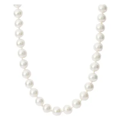 Collana Gabrielle Oro Bianco Perla D'Acqua Dolce Cubic Zirconia