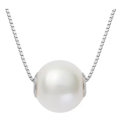 Collana Gabrielle Oro Bianco Perla D'Acqua Dolce