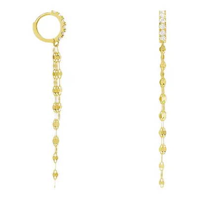 Orecchini Pendenti Claire Oro Giallo Cubic Zirconia