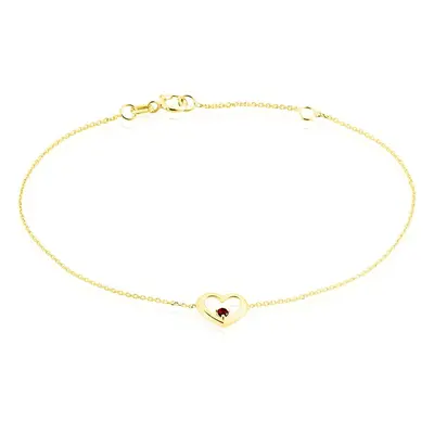 Bracciale Charlotte Oro Giallo Rubino