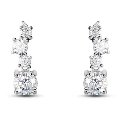 Orecchini Pendenti Silver Elegance Argento Rodiato Cubic Zirconia