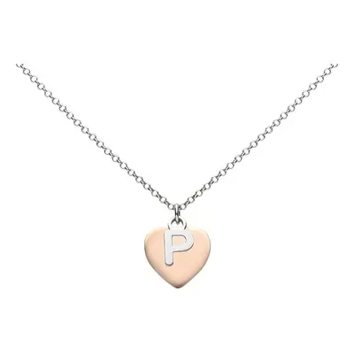 Collana Silver Collection Argento Bicolore Bianco / Rosa