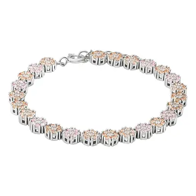 Bracciale Silver Shine Argento Rodiato Cubic Zirconia