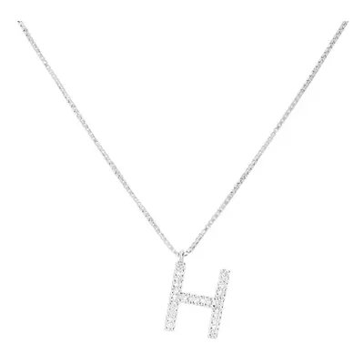 Collana Diamond Letters Oro Bianco Diamante