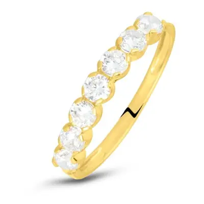 Anello Riviere Claire Oro Giallo Cubic Zirconia