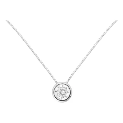 Collana Punto Luce Claire Oro Bianco Cubic Zirconia