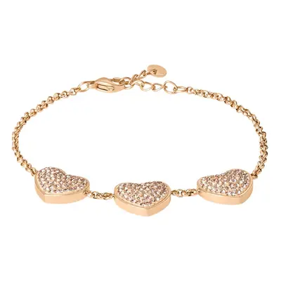 Bracciale Lady Phantasya Acciaio Rosa Cristallo