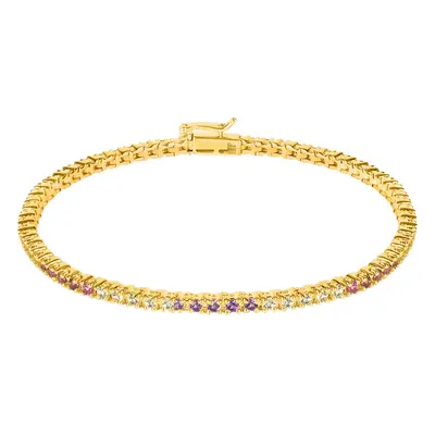 Bracciale Amélie Oro Giallo Ametista Citrino Topazio Tormalina Peridoto