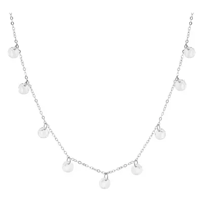 Collana Multi Punto Luce Claire Oro Bianco Cubic Zirconia