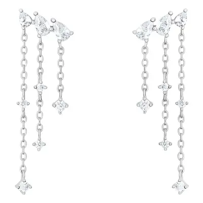 Orecchini Pendenti Silver Elegance Argento Rodiato Cubic Zirconia