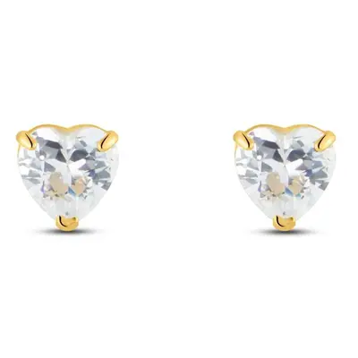 Orecchini Lobo Punto Luce Bon Ton Oro Giallo Cubic Zirconia