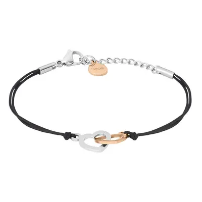 Bracciale Lady Chic Acciaio Bicolore Bianco / Rosa