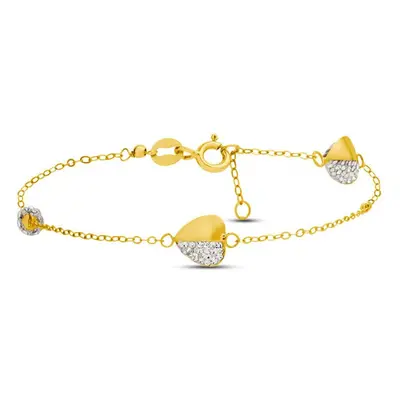 Bracciale Christelle Oro Giallo Cristallo