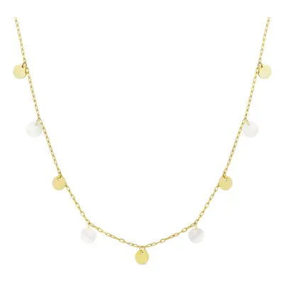 Collana Beverly Oro Giallo Madreperla