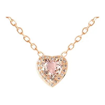 Collana Jasmine Oro Rosa Morganite Diamante