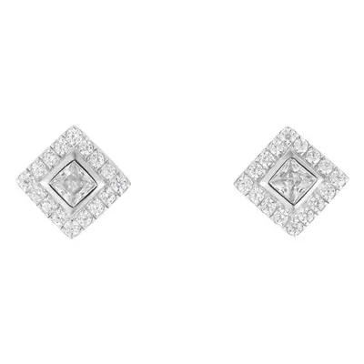 Orecchini Lobo Punto Luce Silver Elegance Argento Rodiato Cubic Zirconia