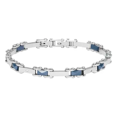 Bracciale Man Code Acciaio Bicolore Cubic Zirconia