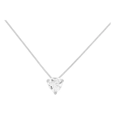 Collana Punto Luce Claire Oro Bianco Cubic Zirconia