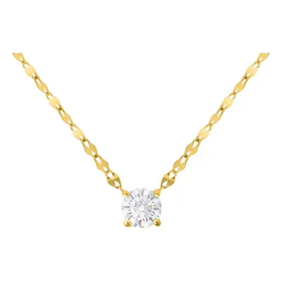 Collana Punto Luce Claire Oro Giallo Cubic Zirconia