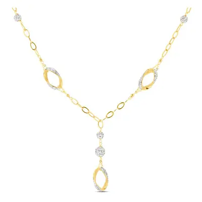 Collana Crystal Gold Oro Giallo Cristallo