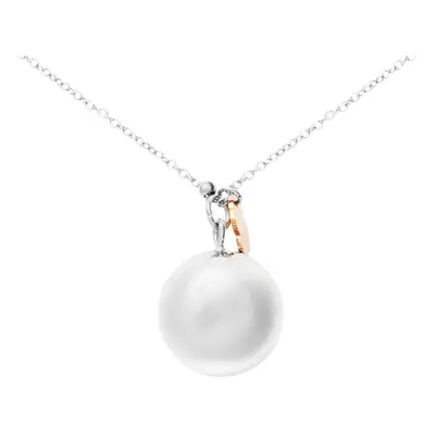 Collana Chiama Angeli Lady Code Acciaio Bicolore Bianco / Rosa