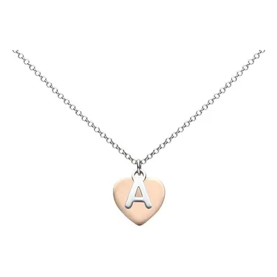 Collana Silver Collection Argento Bicolore Bianco / Rosa