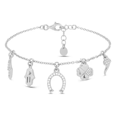 Bracciale Silver Moments Argento Rodiato Cubic Zirconia