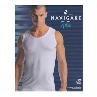 CANOTTIERA TAGLIE FORTI IN COTONE PETTINATO UOMO NAVIGARE 511-XL