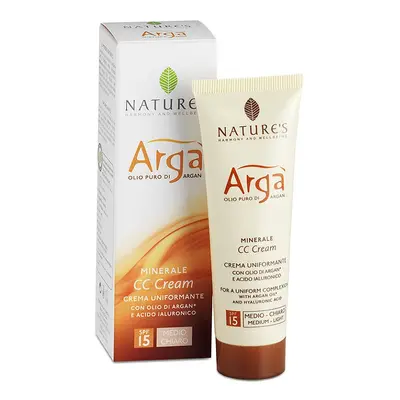 Nature&#039;s arga&#039; cc cream viso medio chiara 50ml