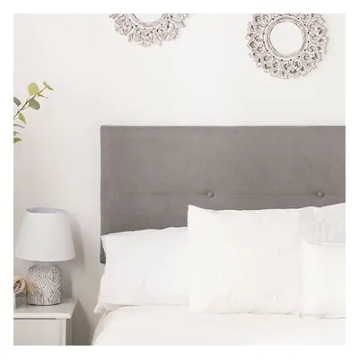 Testiera imbottita per letto da 135, 150 e 160 cm colore grigio Parma