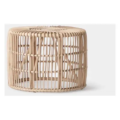 Tavolino da salotto Ø60 in rattan naturale Sua