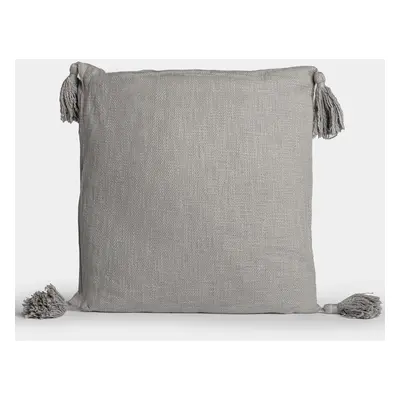 Cuscino divano quadrato 45x45 cm in cotone grigio Domas