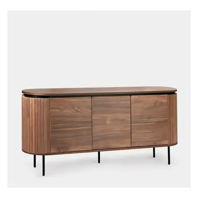 Credenza in legno color noce Helios