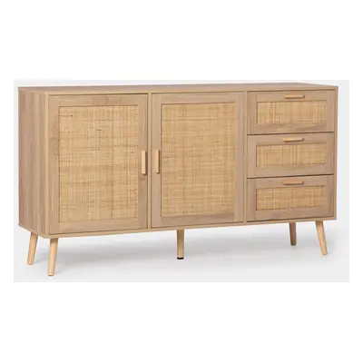 Madia 148 in rattan naturale stile contemporaneo Tahiti