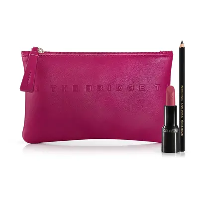 Collistar Cofanetto Puro Rossetto 113 Autumn Berry + Matita Occhi Kajal Nera + Beauty Bag The Br