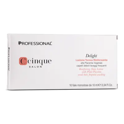 Professional Ccinque Salon Delight Lozione Tonica Rinforzante Alla Placenta 10 Fiale da 10 ml