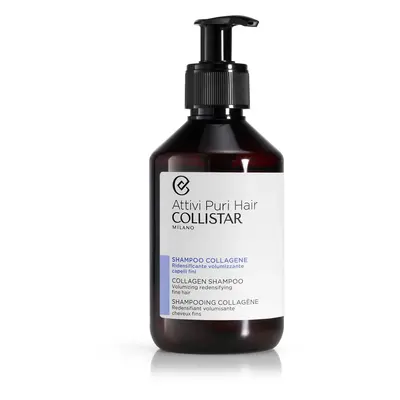 Collistar Attivi Puri Shampoo Collagene Ridensificante Volumizzante Per Capelli Fini 250 ml