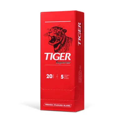 Tiger Superior Lamette Da Barba Stainless Steel Box Da 100 pz